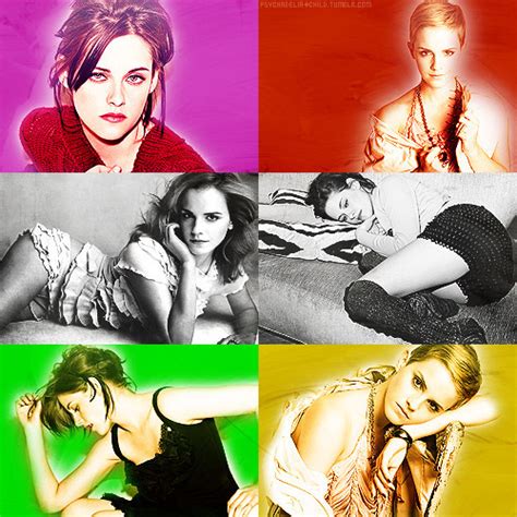 Kristen Stewart and Emma Watson - Harry Potter Vs. Twilight Photo ...