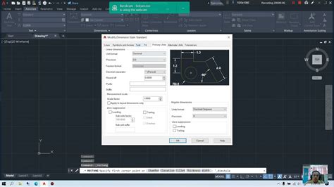 Setting Autocad Dimension Youtube