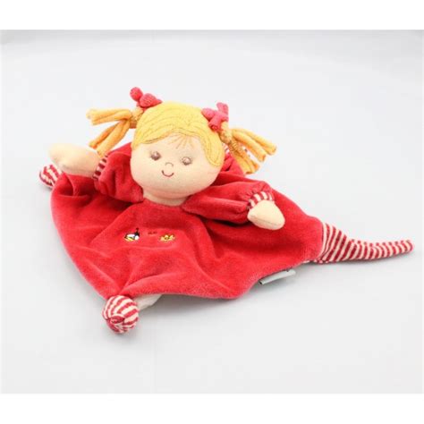 Doudou Plat Poup E Rouge Ray Sterntaler