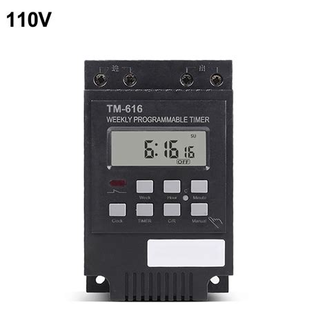 Tm616 Ac 220V Digital Lcd Power Programmable Timer Time Switch Relay