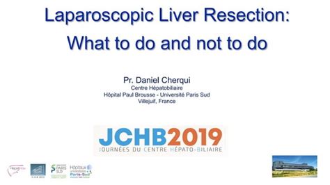 Laparoscopic Liver Resection What To Do And Not Do Pr Daniel