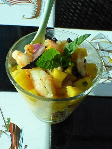 Recette De Verrines De Crevettes Mangue Et Ail Noir