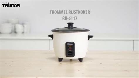 Tristar Rk 6117 Rijstkoker 0 6 Liter Warmhoudfunctie Wit