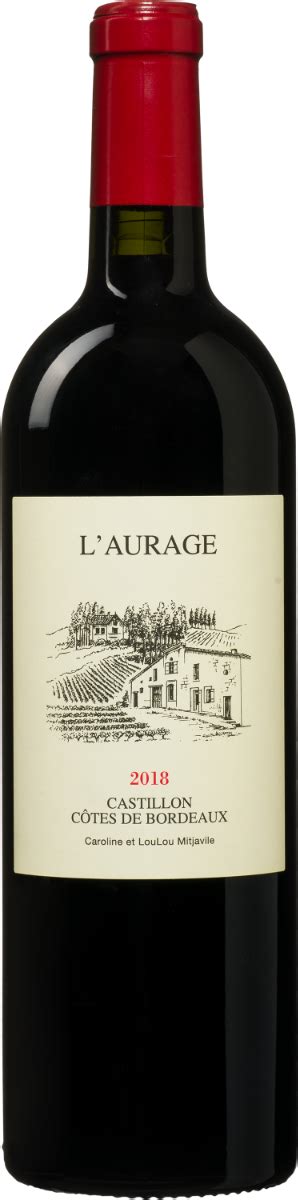 Domaine de L Aurage 2019 Castillon Côtes de Bordeaux Aanbieding