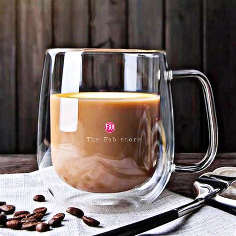 Double Wall Glass Mug The Fab Store