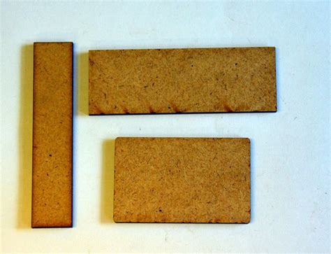 10x2mm Mdf Wargame Dandd Cavalry Bases Ovalrectanglerounded Rectangle