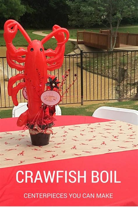 How To Make Crawfish Boil Table Centerpieces Crawfish Boil Crawfish