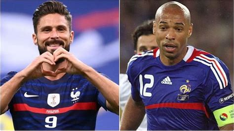 Olivier Giroud Breaks Thierry Henry Record In France Vs Poland Match At