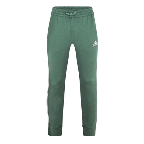 Adidas Essentials Fleece Tapered Cuff 3 Stripes Joggers M Closed Hem Fleece Jogging Bottoms