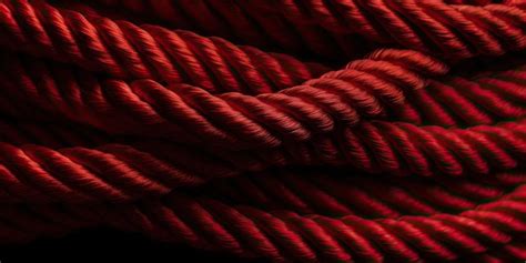 Premium AI Image | Red rope texture background