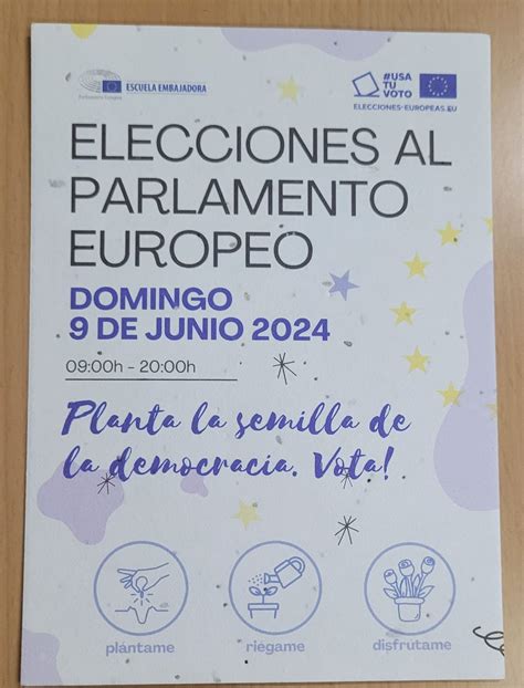 Promoción De Las Elecciones Al Parlamento Europeo Del Próximo 9 De