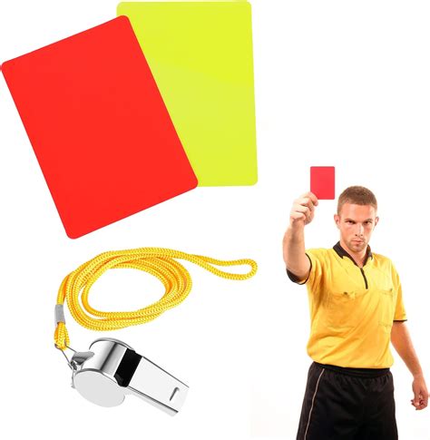 BAOSROY Football Referee Kit Sports Referee Kit Referee Whistle And