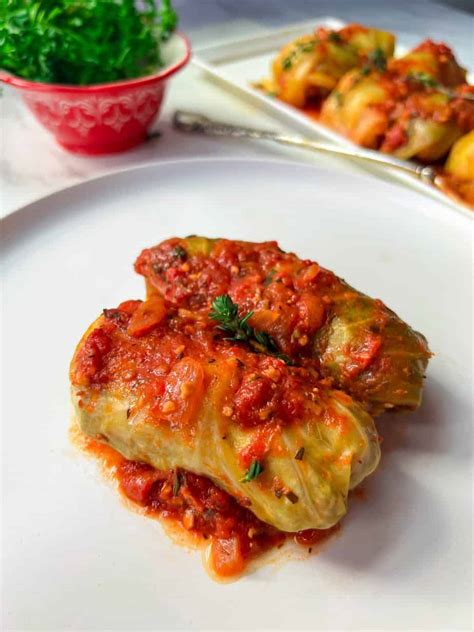 Stuffed Cabbage Rolls Oven And Instant Pot Instructions Heavenly Spiced