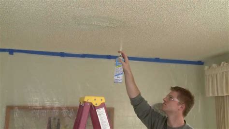 How To Use Spray Can Popcorn Ceiling Shelly Lighting