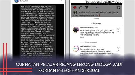 Pelajar Rejang Lebong Jadi Korban Pelecehan Tukang Ojek Lalu Curhat Di