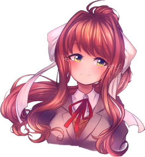 Download Monika Doki Doki Literature Club Hd Transparent Png