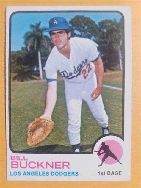 Topps Los Angeles Dodgers Bill Buckner Mid Grade Ebay