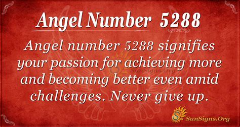 Angel Number 5288 Meaning - No Room For Giving Up - SunSigns.Org