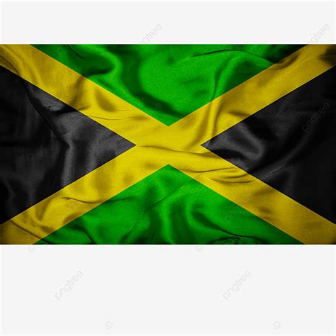 Bandera De Jamaica Transparente Con Tela Jamaica Bandera De Jamaica