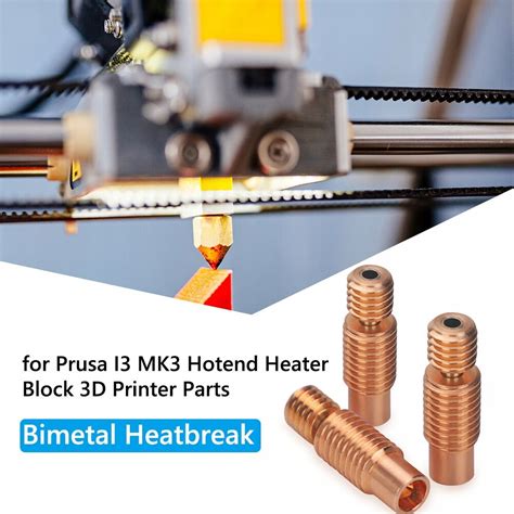 Dla E3d V6 Prusa I3 Mk3 Hotend Blok Grzewczy Gardł Sklep Opinie