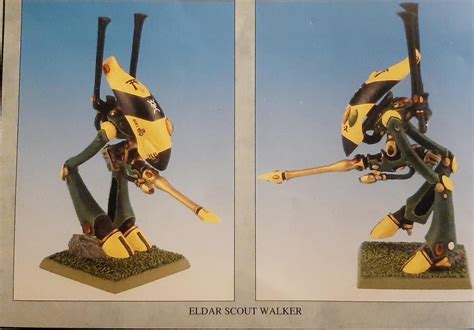 Eldar Scout Walker Conversion From An Old Citadel Journal Reldar