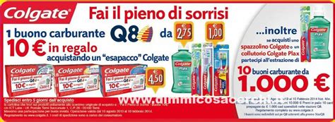 Colgate Con Buoni Sconto Q8 In Offerta Da Acqua Sapone DimmiCosaCerchi