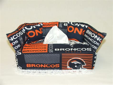 Denver Broncos-Includes Tissue - Tissue Box Covers, LLC.
