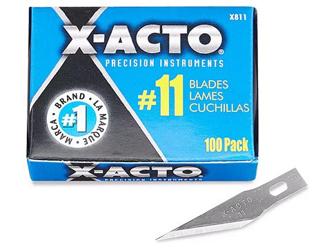 11 Replacement Blades X Acto® Knife Package Of 100 H 4453 Uline