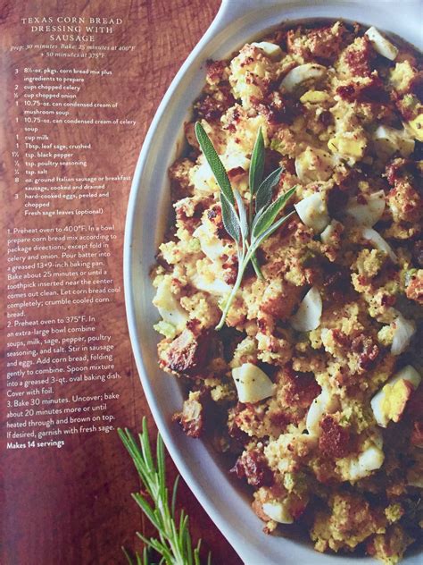 Joanna Gaines' recipe for Texas Cornbread Stuffing from the inaugural