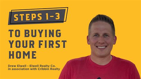 First Three Steps To Buying Your First Home Youtube