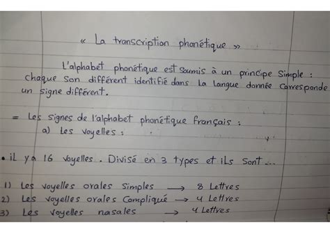 SOLUTION La Transcription Phon Tique Studypool