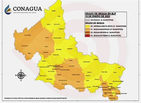 El 100 De Slp Sufre Algún Grado De Sequía Conagua Noticias De San