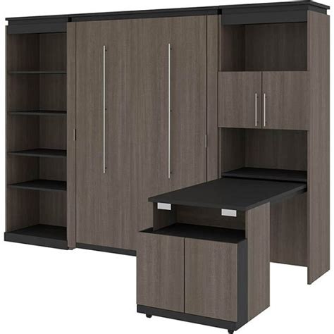 Bestar Orion Full Murphy Bed - Cabinet Murphy Beds