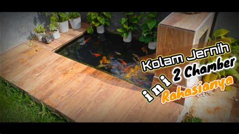 Kolam Koi Minimalis Air Jernih Hanya Dengan Chamber Saja Hasilnya