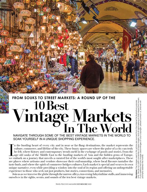 FROM SOUKS TO STREET MARKETS: A COUNTDOWN OF THE 10 BEST VINTAGE
