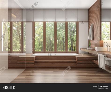 Wood Bathroom Modern Image & Photo (Free Trial) | Bigstock