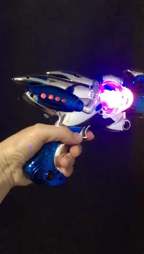 Gel Blaster Blinkee Light Up Spinning Barrel Space Gun Laser Space