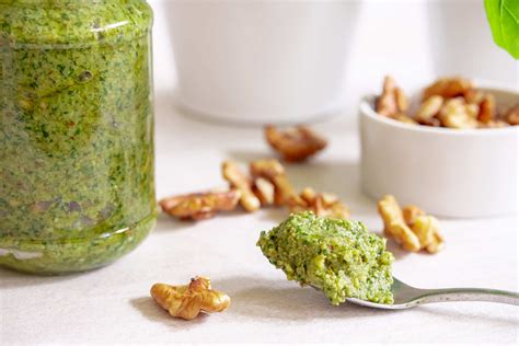 Vegan Basil Pesto With Walnuts Wonder Vegan