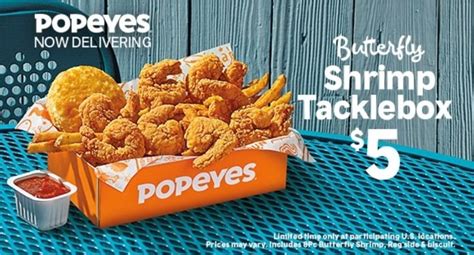 Popeyes Brings Back 5 Butterfly Shrimp Tackle Box The Fast Food Post