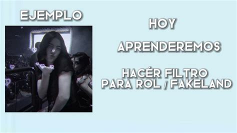 Tutorial De Filtro Para Rol Fakeland Youtube