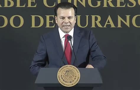 En Vivo Esteban Villegas Rinde Protesta Como Nuevo Gobernador De Durango