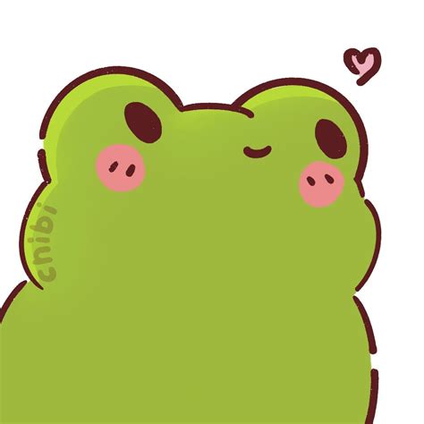 Kawaii Frog Art Kawaii Cottagecore Frog Kawaii Forg Cute Frog Art Valentines Frog Frog Art