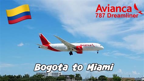 Bogota Bog Miami Mia Avianca Airlines Boeing Youtube