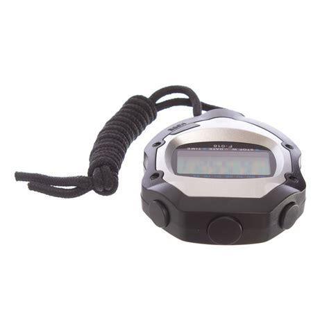 Секундомір 6 результатів пам'яті зі свистком FLOTT F-018 чорний-срібний ...