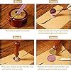 Amazon Triple Moon Goddess Wax Seal Stamp Crescent Pentagram