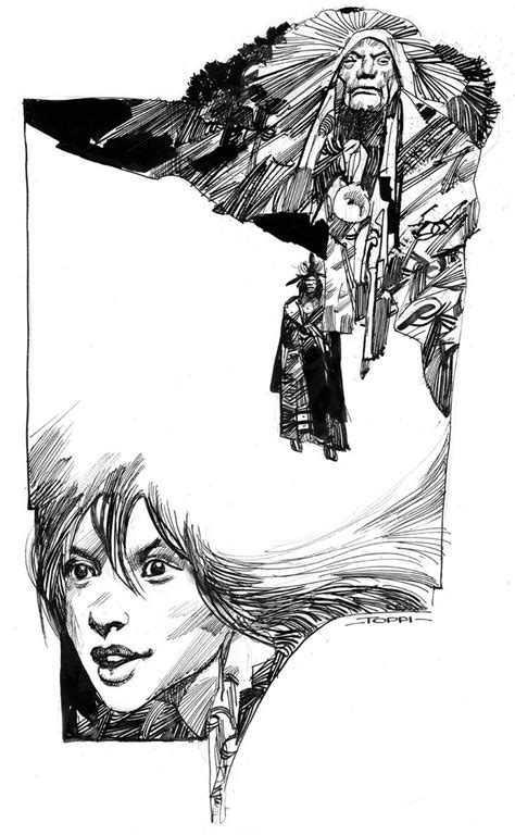 Sergio Toppi Art Comic Illustration Sketches