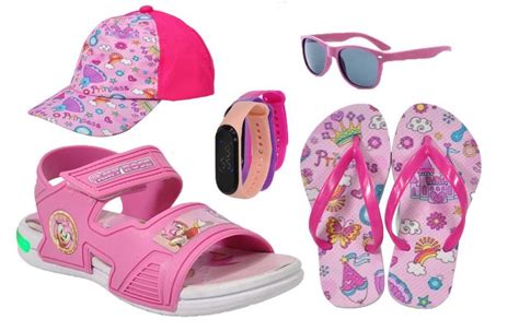 Sand Lia Papete Infantil Led Feminina Unic Rnio Amy Rose Chinelo