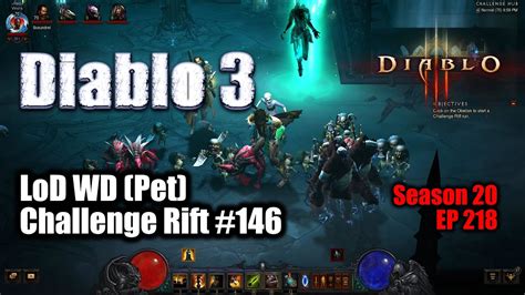 Diablo 3 Challenge Rift 146 Is LoD Pet Witch Doctor Very Easy