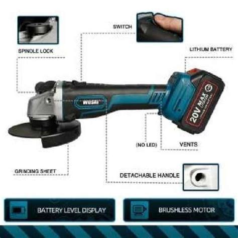 jual mesin angle grinder cutter cordless grinding machine  seller yw
