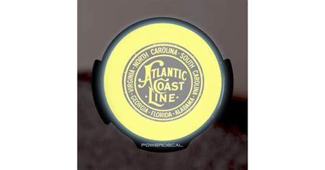 Atlantic Coast Line Railroad Logo LED Car Decal | Zazzle